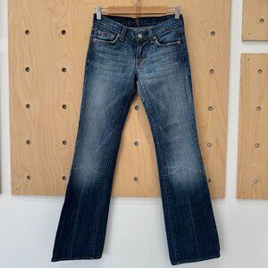 7 For All Mankind Bootcut Jeans Size 25 32" Inseam